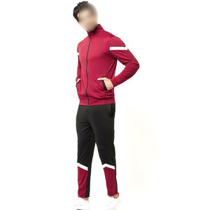 Chándal deportivo a rayas con cuello simulado, producto más alto, transpirable, ajuste Regular, conjuntos de chándal de poliéster de longitud completa, novedad de 2025 - Product Image 3