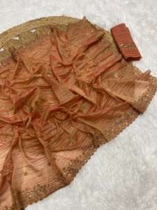 Soie tonique attrayante avec le fabricant de mode de femme saree de tissage Zari de Surat au taux le plus bas - Product Image 3