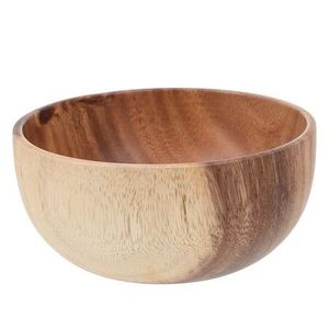 Tazón Redondo de Madera de Diseño Moderno con Color Marrón para el Hogar y Mesa de Boda, Vajilla, Tazones para Servir Alimentos - Product Image 1