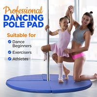 Tapis de poteau pliable professionnel pour équipement de plein air durable de danse et de fitness