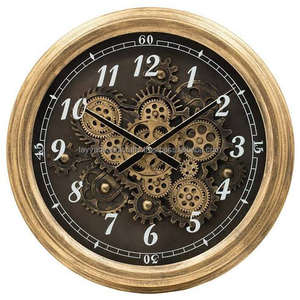 Metal Home Decor Wall <b>Clock</b> <b>Large</b> Classic Round Vintage New Year'S Decorative Antique Wall <b>Clocks</b> by Tayyab Handicraft - Product Image 3