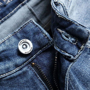 Shorts en jean patchwork pour homme Glory Custom Summer New, haute qualité, respirant, style streetwear, coton extensible, coupe classique. - Product Image 3