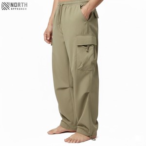 กางเกงคาร์โก้แฟชั่นสตรีทแวร์ทรงหลวมสำหรับผู้หญิงกางเกงยิมผ้ายืดไซส์ XL กางเกงคาร์โก้ฤดูหนาว - Product Image 5