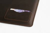 Étui en cuir véritable pour iPad Housse de bureau antichoc pour les voyages d'affaires Protection Messenger Tab Modèles iPad Utilisation informatique