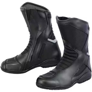 OEM Custom Unique Design Men Motorbike <b>Shoes</b> Leather Made High Quality Men Motorbike Racing Wear Boots Racing <b>Shoes</b> - Product Image 5