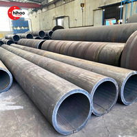 Tubería de Acero LSAW de Gran Diámetro y Pared Gruesa, API 5L ASTM A53, DE 219-2020 mm, PG 10-80 mm, para Uso Estructural en Petróleo y Gas a Alta Presión