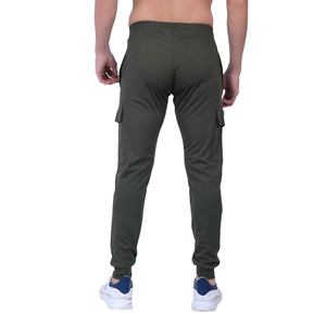 กางเกงคาร์โก้ผ้าทวิลล์สำหรับผู้ชายขายส่ง มีกระเป๋าหลายช่อง แห้งเร็ว ระบายอากาศได้ดี พร้อมตัวเลือกโลโก้แบบกำหนดเอง - Product Image 4