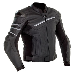 Chaqueta de moto de cuero genuino de fabricante profesional OEM transpirable Real piel de oveja chaquetas de moto de cuero - Product Image 3