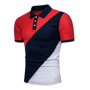 Polo pour homme grande taille Polos pour homme Polos en coton à manches courtes Couleur bleu ciel - Product Image 3