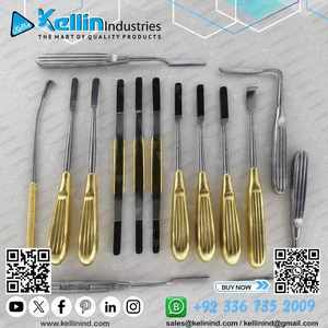 Instruments endoscopiques pour lifting des sourcils Ensemble de 15 pièces Fomon Râpe nasale à double extrémité Joseph Scie nasale Glabella Râpe nasale - Product Image 6