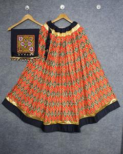 Traditional Gujarati Mirror Work Lehenga Choli Handcrafted Embroidered Navratri Garba Dress Ethnic Festival Wear for Parties - Product Image 5