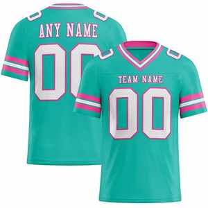 Maillot de football américain personnalisé imprimé, style streetwear, adulte, séchage rapide, respirant, pour l'entraînement - Product Image 3