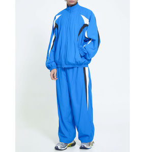 Vêtements de sport pour hommes, décontractés, respirants, grande taille, printemps, séchage rapide, coupe-vent, antibactériens, tricotés, taille élastique, longs - Product Image 1