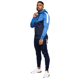 Unisex Full <b>Zip</b> <b>Hooded</b> Winter Tracksuit Sports Set Front Windproof Breathable Running Jogging Sweat Suit Training Wear Active - Product Image 1
