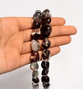 หินอัญมณีควอทซ์ lodolite ที่ขายดีที่สุดอัญมณีการรักษาธรรมชาติผสมรูปร่างทุกขนาดหลวมสำหรับการทำเครื่องประดับ - Product Image 3