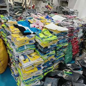 Camisetas de Punto de Algodón 100% de Manga Corta Casuales para Hombre, Tops de Verano, Stock al por Mayor con Surtido Aleatorio - Product Image 1