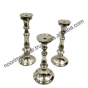 Portavelas de aluminio Chapado en cobre hecho a mano, decoración de mesa de estilo Vintage para bodas navideñas, opción PERSONALIZADA - Product Image 6