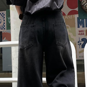 OEM Service Regular Fit Fashionable <b>Men</b> Oversized <b>Denim</b> Pants Top Quality Wholesale Custom Size <b>Men</b> Oversized <b>Denim</b> Pants - Product Image 6