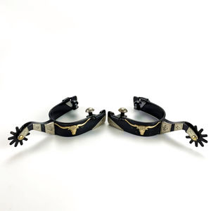 Paleta de cobre occidental personalizada para deportes al aire libre, accesorios de carreras con botones, venta al por mayor - Product Image 5