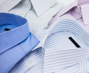 Custom Striped Cotton Oxford Casual Shirt Custom Embroidery Long Sleeve Turn Down Collar Formal Dress Shirt Men's - Product Image 2