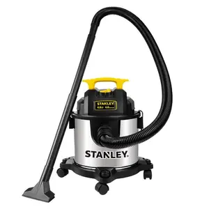 4 Gallon Wet Dry Vacuum, 4 Peak HP Stainless Steel 3-in-1 Shop Vac Blower with Powerful Suction, Multifunctional Shop Vacuum W