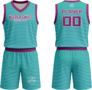 Uniforme de Baloncesto Hecho en Pakistán, Camiseta de Equipo y Pantalones Cortos de Sublimación, Uniforme de Baloncesto con Color Personalizado - Product Image 4
