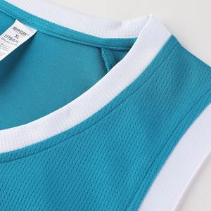 Nueva llegada de los hombres de baloncesto uniforme juvenil transpirable negro rojo Jersey diseño más opción de tamaño para los niños - Product Image 5