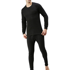 Factory Direct Sale Custom Cotton Material <b>Men</b> <b>Thermal</b> Suits-100% Breathable & Quick Dry Custom Logo & Private Label - Product Image 1
