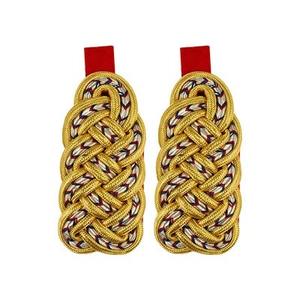 Fabricantes de alta calidad Lingote de alambre Hombro Insignia Uniforme Rango Hombro accesorios de tablero Uniforme Hombreras - Product Image 1