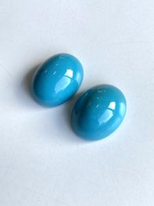 62,05 quilates turquesa Arizona cabujones 2 piezas par de alta calidad para la fabricación de joyas finas piedras preciosas naturales - Product Image 3