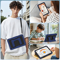 Étui de tablette en silicone PC antichute avec support double angle pour Samsung Galaxy Tab A11 8,7 pouces 2025 A9 8,7 pouces 2023 – Vente en gros