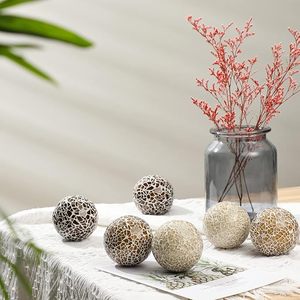 Esfera de mosaico moderno, diseño creativo, bolas decorativas de cristal para el hogar, adornos de bolas doradas, decoración del hogar para manualidades de regalo - Product Image 2