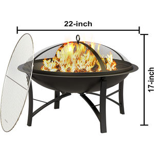 Rustic Style <b>Metal</b> Fire Pit Premium Quality Ideal for Garden and Patio Decoration Available in Wholesale Quantity from India - Product Image 4