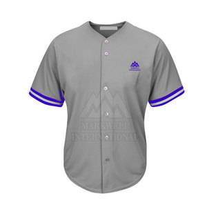 เครื่องแบบเบสบอลของผู้ชายเครื่องแบบเบสบอลโลโก้ตามสั่ง - Product Image 4