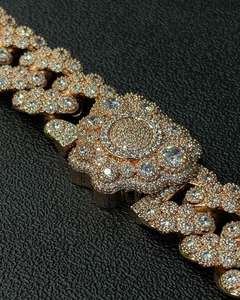 Collar de Cadena Cubana de Plata de Ley 925 con Diamantes de Imitación Moissanite VVS de 20 mm, Estilo Hip Hop - Product Image 3