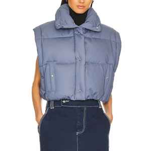 Stylish New Women's Hooded <b>Crop</b> Winter <b>Puffer</b> <b>Jacket</b> Windproof Bubble Coat Custom Casual Outerwear Made in Pakistan - Product Image 6