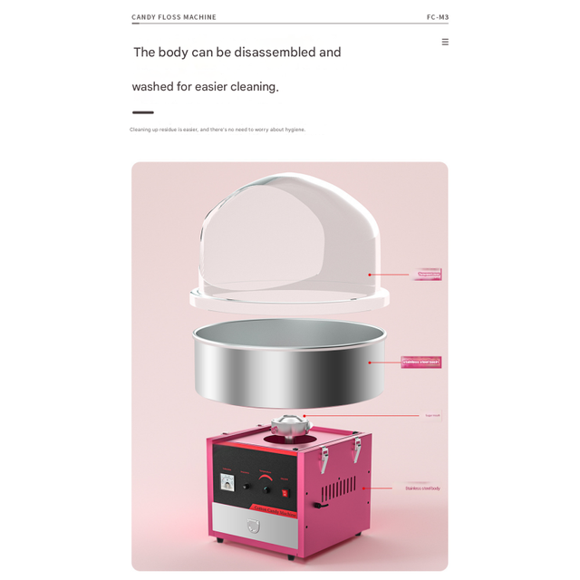 Automatic Cotton Candy Machine and Smart Cotton Candy Machine Combines Full Automation With Intelligent Programmable Features
