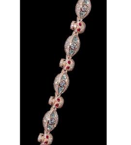 Impresionante Brazalete de Diamantes Moissanite para Mujer, Elegante, con un Toque de Lujo, Accesorio Perfecto, Joyería Fina de la India - Product Image 1