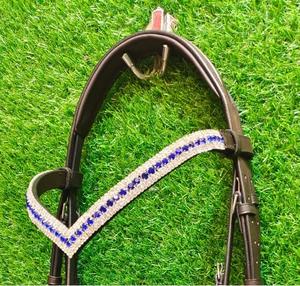 Precios asequibles Bridas hechas de cuero de vaca genuino con material de grado superior de cristal natural para la venta por exportadores indios Tack - Product Image 2