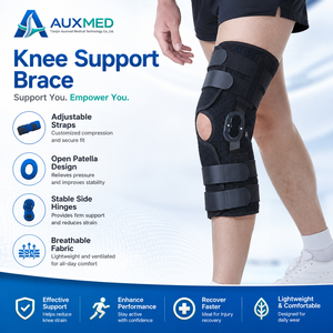 Soporte <span class=keywords><strong>de</strong></span> <span class=keywords><strong>Rodilla</strong></span> Ajustable, Transpirable y Ligero, Inmovilizador <span class=keywords><strong>de</strong></span> Pierna, <span class=keywords><strong>Ortesis</strong></span> <span class=keywords><strong>de</strong></span> <span class=keywords><strong>Rodilla</strong></span>, Tobillo y Pie <span class=keywords><strong>para</strong></span> Soporte Postquirúrgico, Unisex - Product Image 4