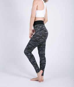 Leggings camouflage stretch pour femmes, confortables, taille mi-haute, leggings de fitness tissés, livraison directe - Product Image 5