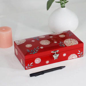 กล่องเครื่องประดับกล่องใส่จดหมายประดับมุกคุณภาพสูงของตกแต่งของที่ระลึกจากไม้เครื่องประดับเล็กๆน้อยๆเอเชียเกาหลี - Product Image 1