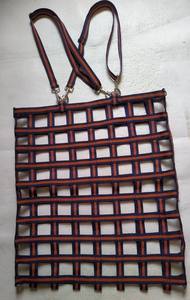 Sac à foin rond en PP durable avec cordon de serrage, fabriqué en Inde, prix de gros, personnalisable, pliable pour chevaux - Product Image 6