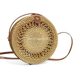 Bolso de Hombro de Ratán, Bolso Tejido Natural Hecho a Mano, Accesorio de Moda Ligero para Mujer, Uso Diario, de Vietnam - Product Image 1