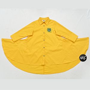 OEM diseño personalizado elegante alto-bajo para las mujeres sólido liso de alta calidad de moda de algodón de poliéster de alta-baja de las mujeres de la calle alta-baja - Product Image 5