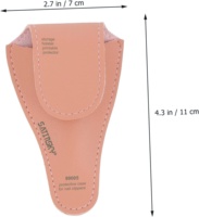 Housse de protection pour cuticules, 3 pièces, en cuir, macramé, dernier style