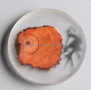 6 sous-verres en résine résistante à la chaleur durable avec support Style nautique écologique par Artisan Craft pour tasses à thé - Product Image 5