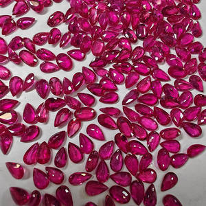 Rubino Naturale di Qualità, <span class=keywords><strong>Pietra</strong></span> <span class=keywords><strong>Preziosa</strong></span> Naturale, Taglio Diamante Rotondo, Aspetto Setoso con Asterismo - Product Image 2