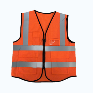 Gilet de sécurité réfléchissant jaune fluorescent personnalisé en gros pour adultes utilisation estivale vêtements d'extérieur pour ingénieurs de travail - Product Image 2