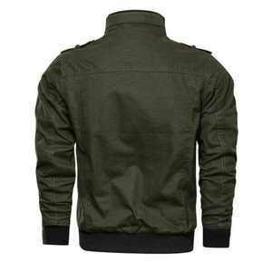Chaqueta de invierno para hombre, diseño personalizado, ecológica, acolchada, de algodón y mezclilla, estilo Letterman, talla grande, profesional, con cierre frontal, de Bangladesh - Product Image 3